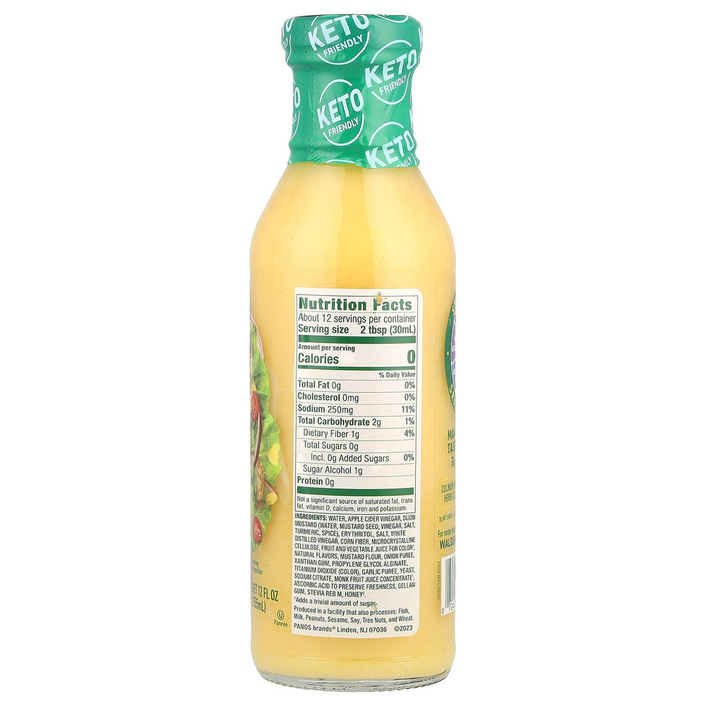 Walden Farms, Медово-дижонский соус, 12 жидких унций (355 мл)
