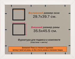 Рамка 29,7x39,7 для постера и фотографий