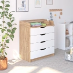 Комод Атон СИРИУС-2 WOOD ПВХ 800/4 дуб канзас