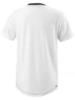 Футболка для мальчика теннисная Wilson Team II Angle Crew B - black