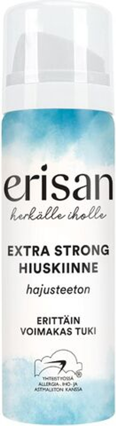 Лак для волос Erisan без отдушки Extra Strong мини формат 50 мл (Из Финляндии)