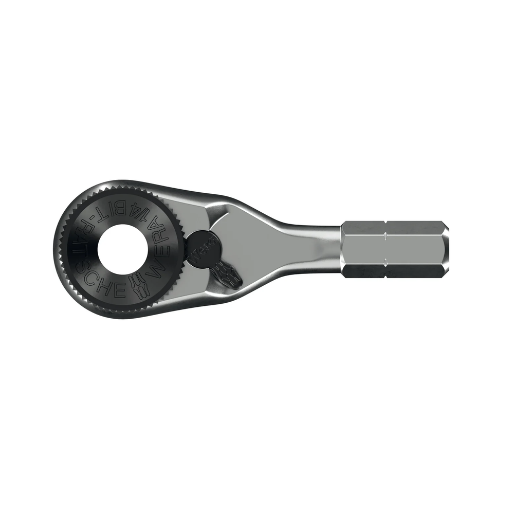 АКЦИЯ ДЕШЕВЛЕ 2026! Трещотка-бита WERA 8011 Zyklop Mini 4, хвостовик 1/4" WE-003662