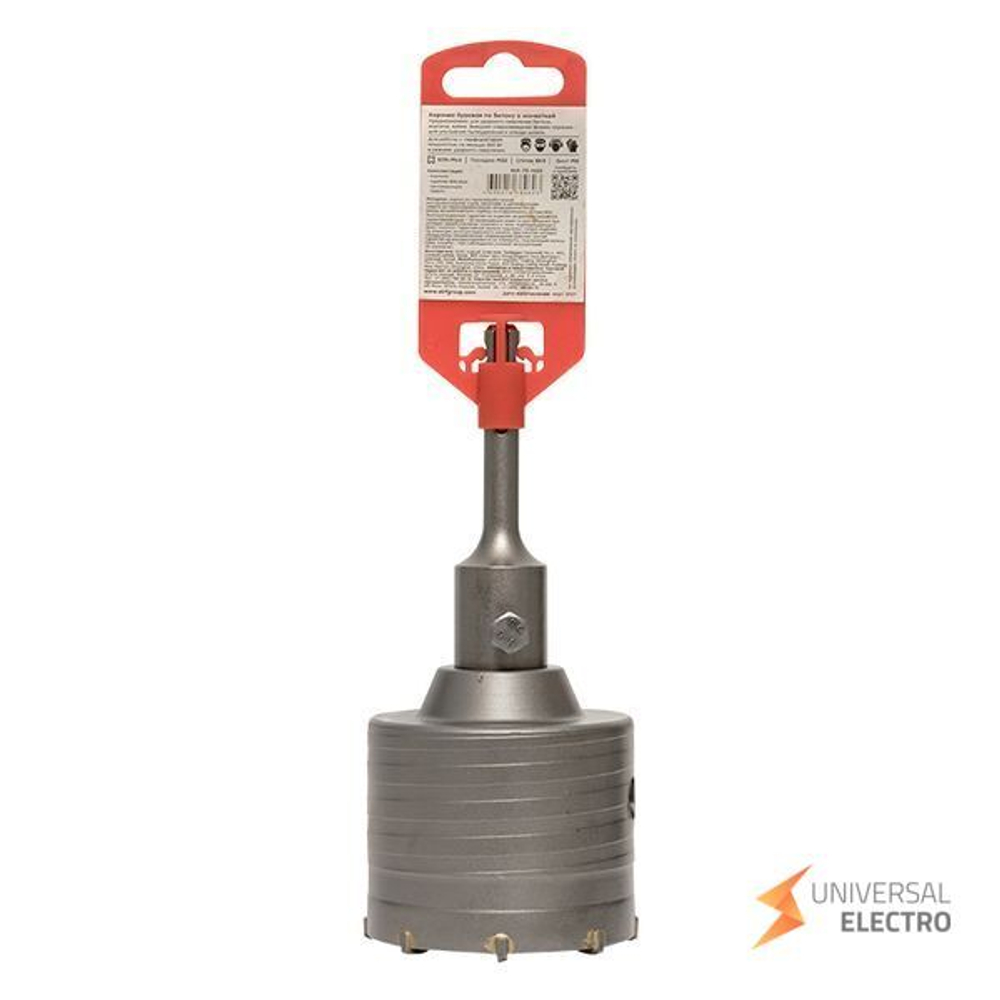 Коронка твердосплавная с оснасткой TCT-72 М22 SDS-plus EKF Master