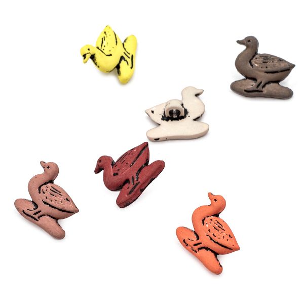 Пуговицы детские Утки (I0542-DWB) 6 шт, Magic Buttons