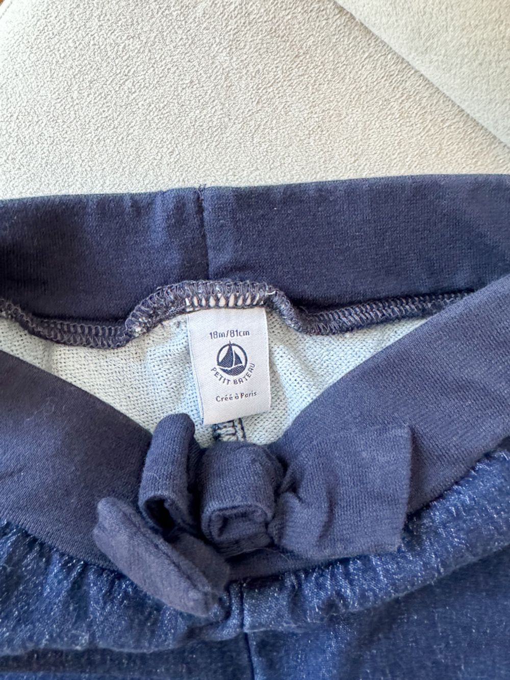 Хлопковые брюки Petit Bateau, 80