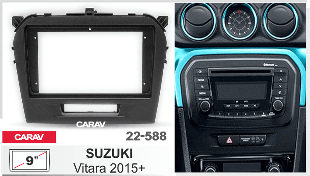 SUZUKI Vitara 2015+. 9" (carav 22-588)