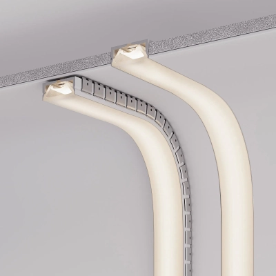 Силиконовый профиль WPH-FLEX-5025-TOP-S23-5m WHITE (Arlight, Силикон)