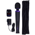 Черный жезловый вибромассажёр Merci Power Wand