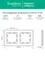Рамка пластиковая на 2 поста Systeme Electric AtlasDesign Air Лотос ATN221302