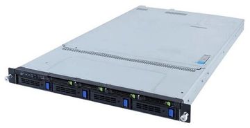 Сервер GIGABYTE R182-M80 (rev. 100) без процессора/без ОЗУ/без накопителей/количество отсеков 3.5" hot swap: 4/2 x 1300 Вт/LAN 1 Гбит/c