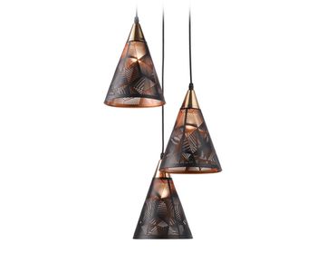 Подвесной светильник 3*Е27 TR8435/3 BK/FGD чёрный/золото Loft Ambrella
