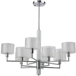 Потолочная люстра Maestro MAESTRO SP-PL5+5 CHROME Crystal Lux