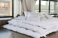 Одеяло теплое 140х205 German Grass White Familie Down с бортиком