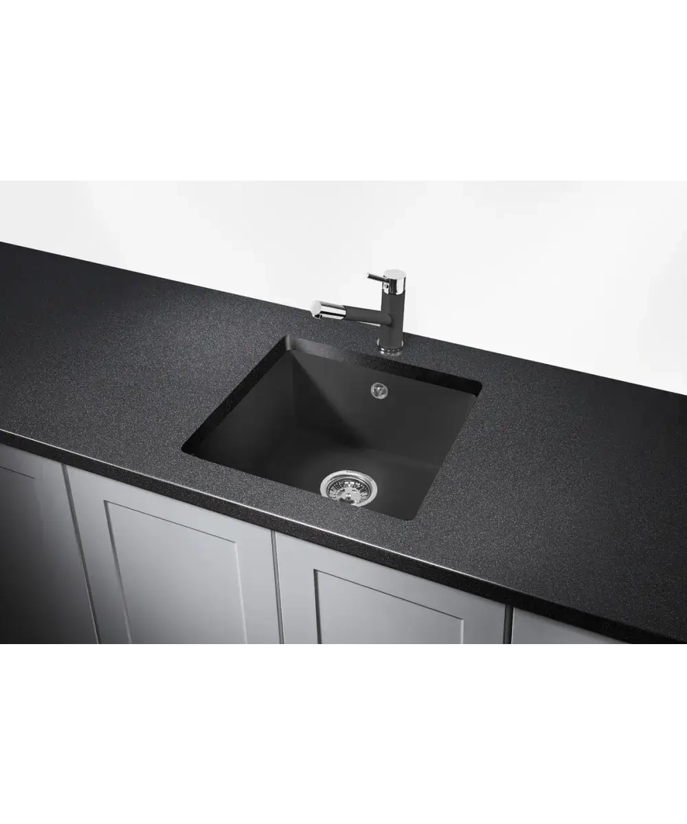 Кухонная мойка Kuppersberg UNIVERSA 50 NL 1B DEEP BLACK фото 2