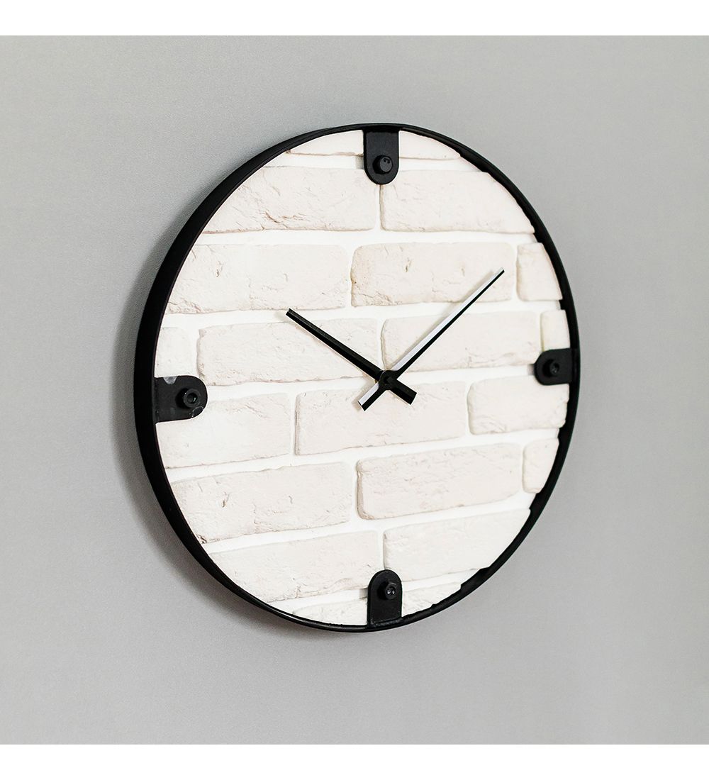 SLT- 71 Часы настенные «WHITE BRICK»