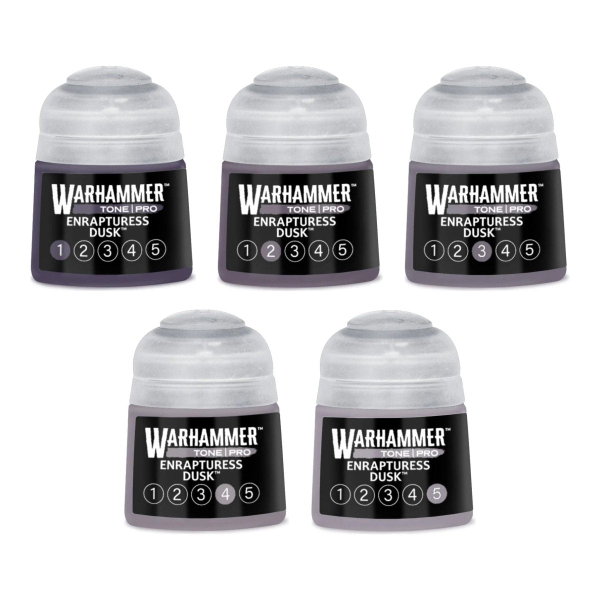 Набор красок Enrapturess Dusk — Warhammer Tone Pro, 5 × 12 мл (ПРЕДЗАКАЗ)