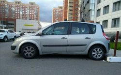 Порог правый Renault Scenic 2 2003-2009 (1мм)