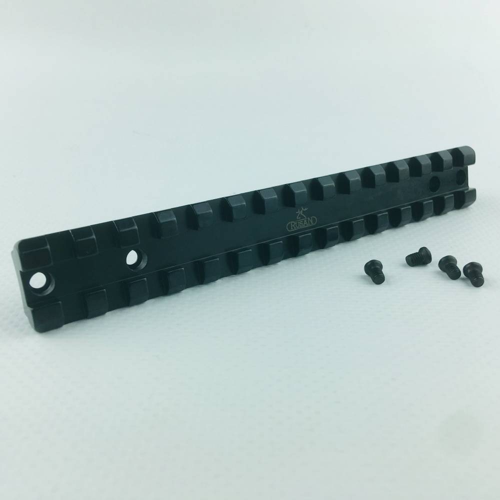 Планка Rusan Picatinny Mauser K98 (без болтов, с отверстиями B=105)  010-37