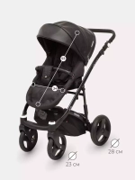 Коляска  AICON Ecco (2 в 1) 01 черный