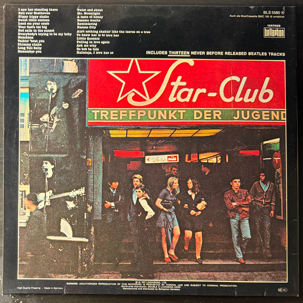 Виниловая пластинка The Beatles ‎– Live! At The Star-Club In Hamburg, Germany; 1962 2LP