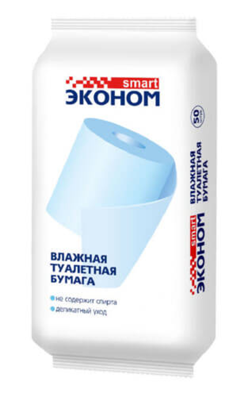 Влажная туалетная бумага Smart Эконом 80 шт