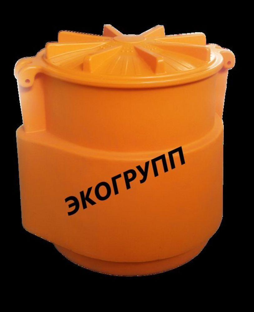 Купель для бани без крышки Экогрупп ДВ 600 л.(1000x1000x920см;оранжевый) - арт.561149