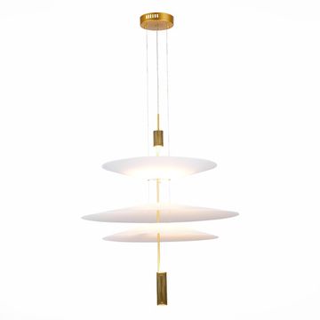 Люстра подвесная LED 15W 3000K SL6101.223.01 золотистый/белый Isola ST-Luce