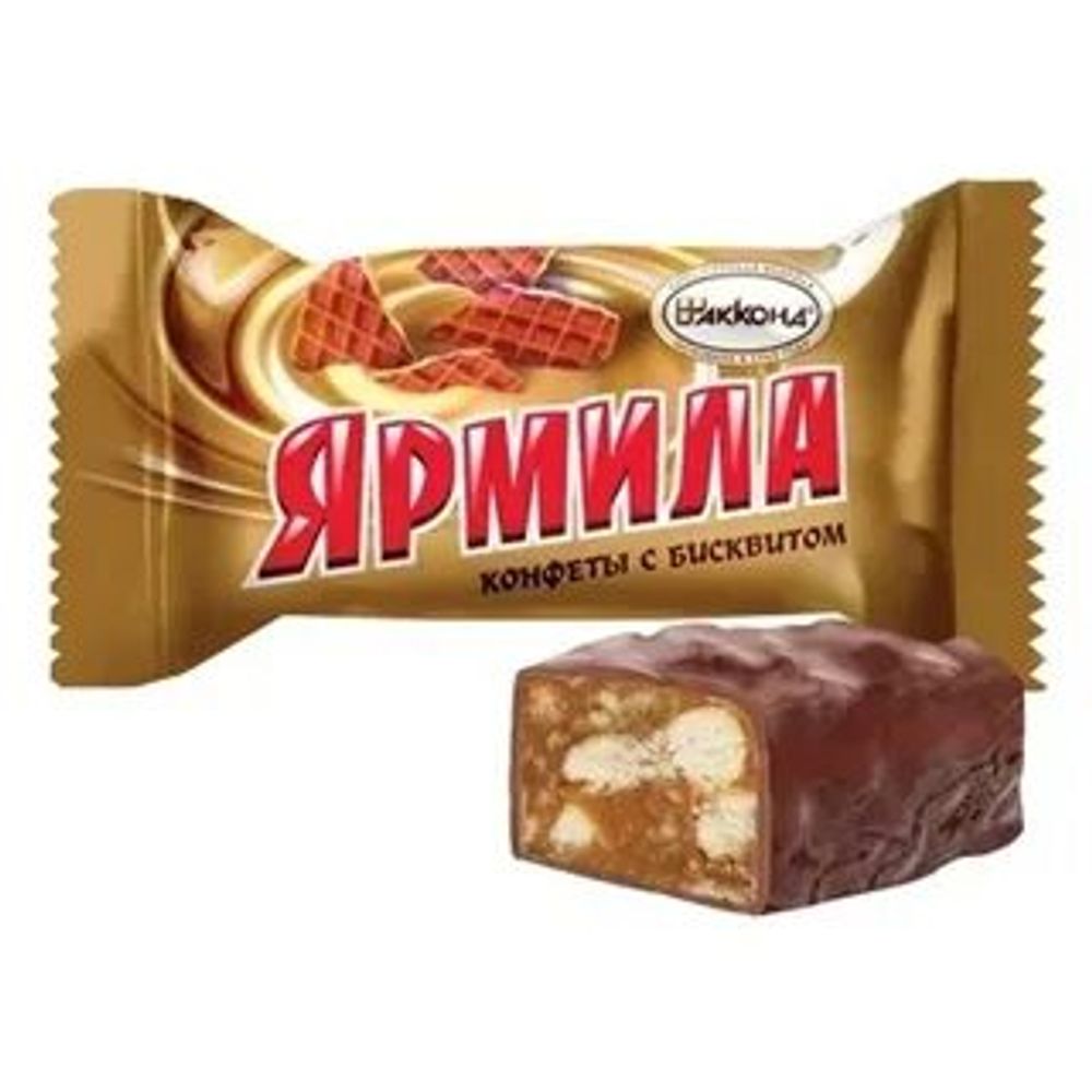 Конфеты Акконд Ярмила с бисквитом Вес.