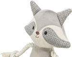 Игрушка "Енот", плюш/веревка, 33 см, Trixie