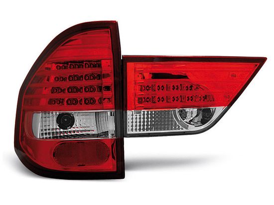 Задние фонари red white led для BMW X3 E83