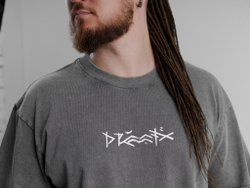 Футболка Drummatix варёная серая