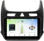 Магнитола для Chevrolet Cobalt 2011+, Ravon R4 (рамка черная матовая) - Teyes CC4L монитор 9" IPS, Android 14, Быстрая, Snapdragon 662, CarPlay, 4G SIM-слот