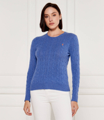 Шерстяной свитер JULIANNA POLO RALPH LAUREN - голубой(211910421)