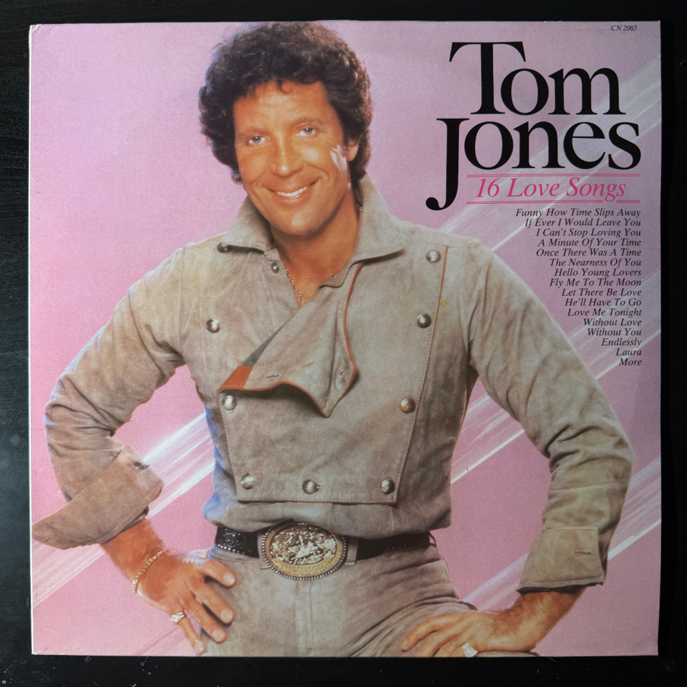 Tom Jones ‎– 16 Love Songs (Англия 1983г.)