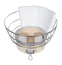 Керамическая сегментированная чаша для угля для гриля Diamond Egg XL