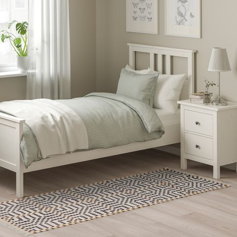 Безворсовый ковер IKEA VAMDRUP (ВАМДРУП), Шерсть,Разноцветный, 80х200 см