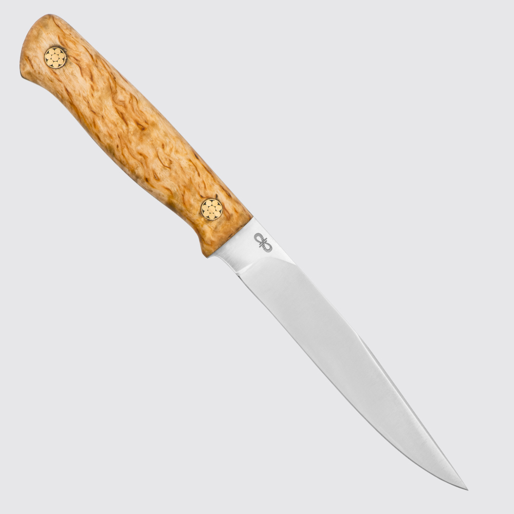 Нож Заноза ЦМ, 100х13, карельская береза