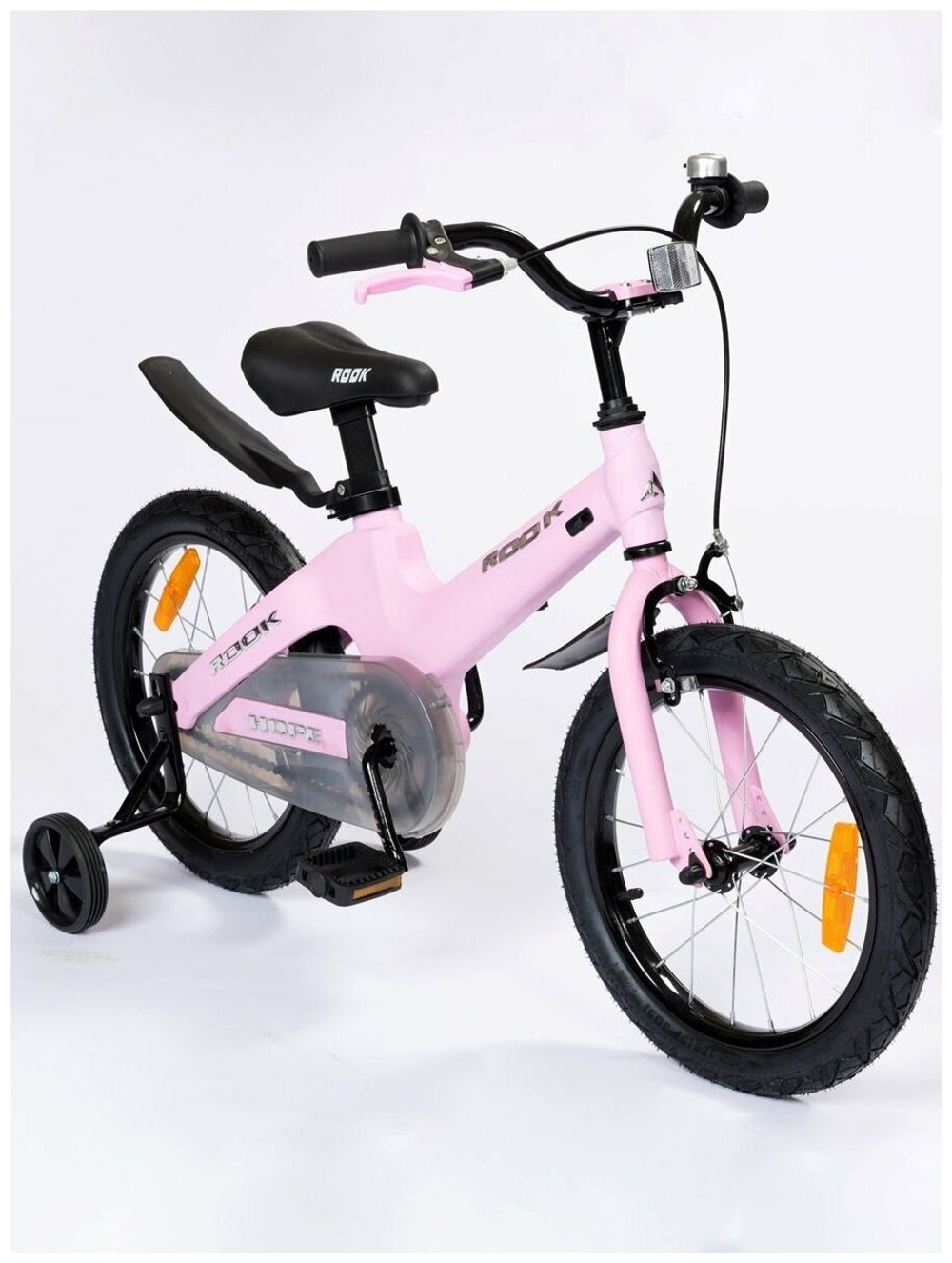 Детский велосипед Rook Hope 18" (Возраст: 5-7 лет (Рост: 110-120 см), Цвет: серебристый)