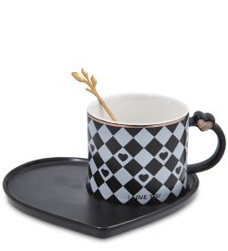 GAEM Art MUG-418/2 Чайная пара «Сердце»