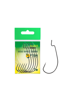 Крючок рыболовный Fish Crystal (офсет) WIDE RANGE WORM 2315 №6 (5 упаковок)
