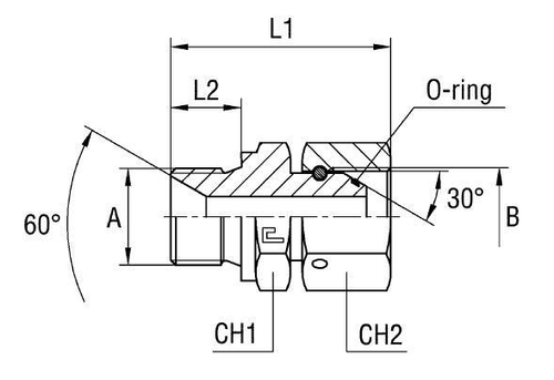Соединение PFN BSP 5/8 - BSP 5/8