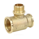 Тройник латунь переходной Ду 20х15х20 (3/4"х1/2"х3/4") ВР/НР/ВР VALFEX VF.132.L.034.012.034