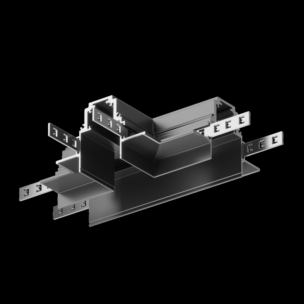 Коннектор для встраиваемого магнитного шинопровода Maytoni Gravity TRA010CT-42B