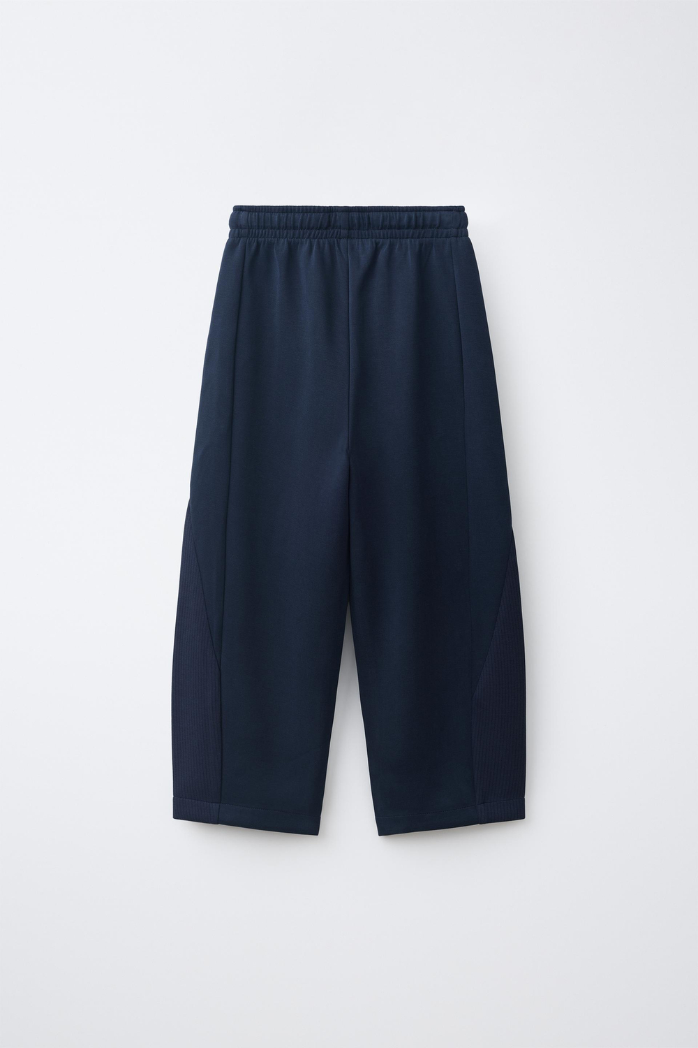 ZARA СПОРТИВНЫЕ БРЮКИ BARREL, МОРСКОЙ СИНИЙ