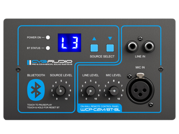 CVGAUDIO WCP-C2M/BT-BL настенный зональный контроллер