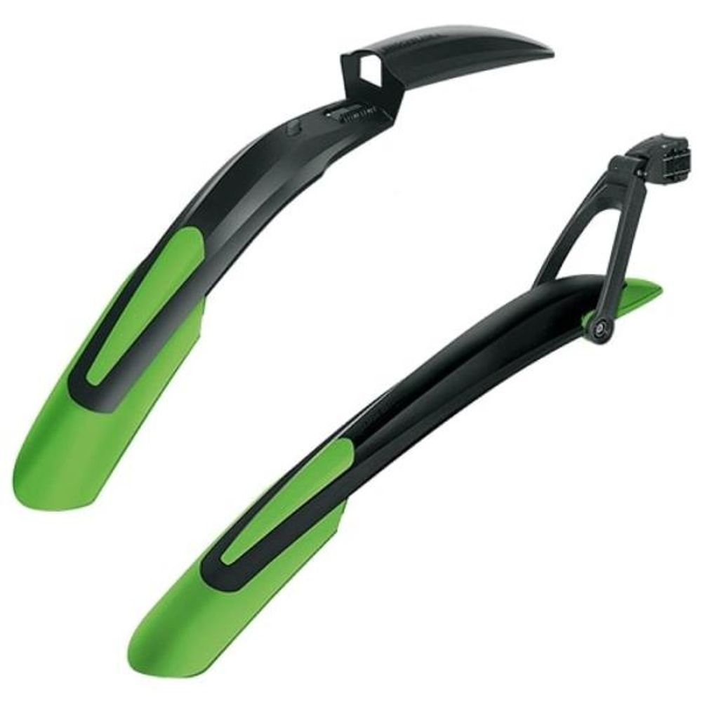 Комплект крыльев SKS Shockblade 29"/X-Blade 27,5" черный/зеленый(0-11607)