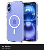 Чехол Spigen Liquid Crystal MagSafe для iPhone 16 Crystal Clear