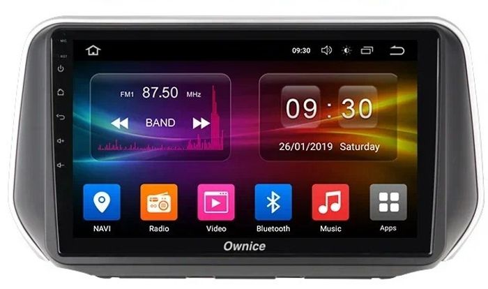 Магнитола для Hyundai Santa Fe 2018-2020 - Kuberg OL-1703-P Android 10, Быстрая, CarPlay, SIM-слот