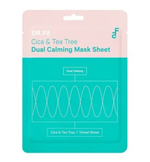 Маска успокаивающая с центеллой и чайным деревом Dr.F5 Cica&tea tree dual calming mask sheet, 23 мл