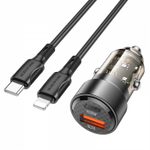 Автомобильное зарядное устройство на Lightning Borofone BZ20 PD20W QC3.0